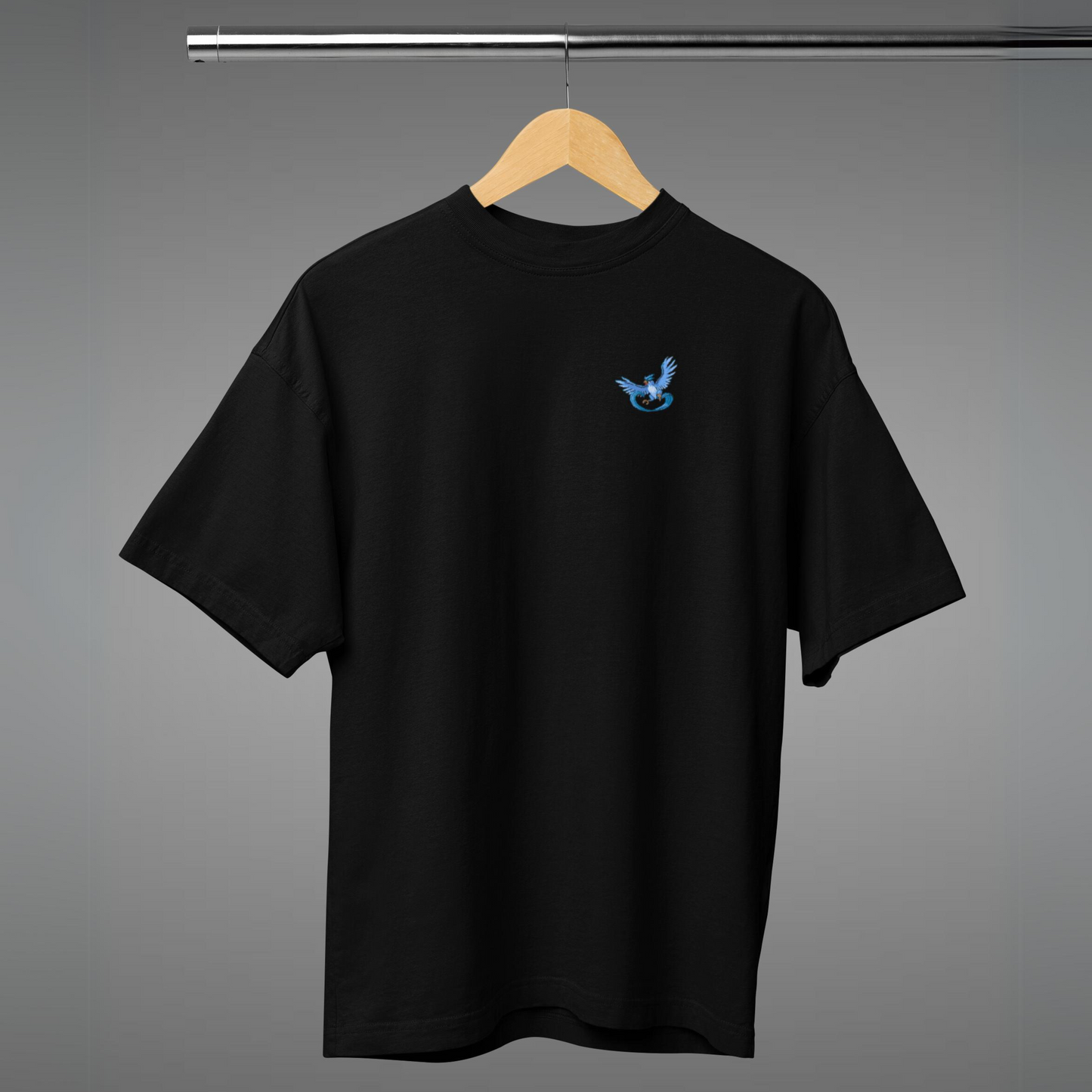 Articuno pixel art Pokemon T-Shirt with Backprint