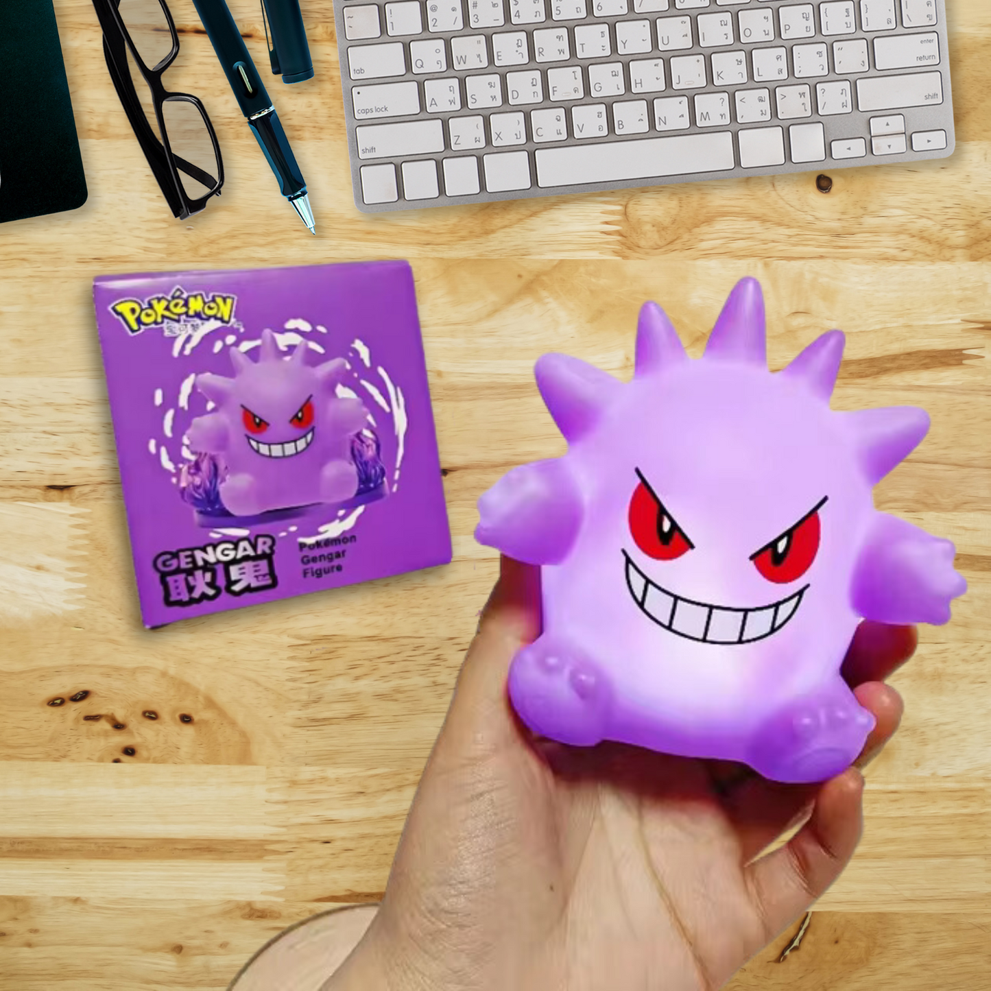 Gengar lamp - Pokemon Halloween decoration - Night light