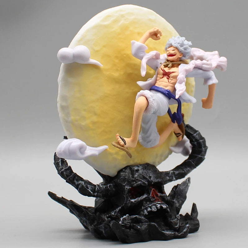 Gear 5 Luffy Action Figure/Moon Lamp - Unleash the Power of the Straw Hat Pirate