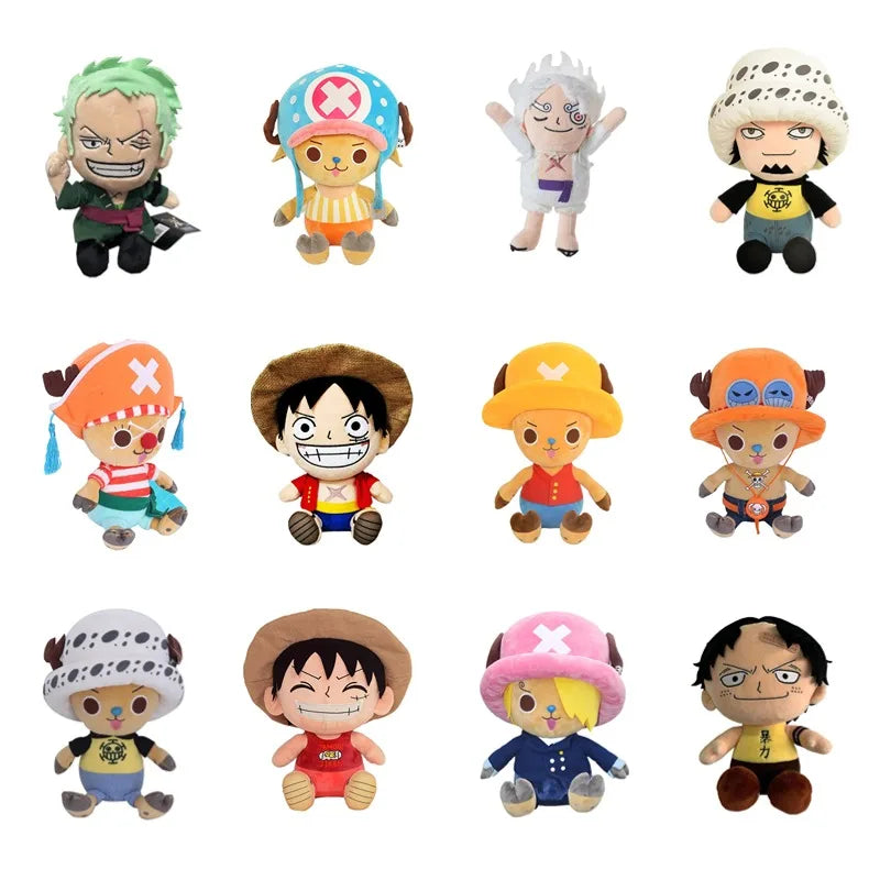 One Piece Plush Toy - Luffy, Zoro, Chopper, Ace, Law