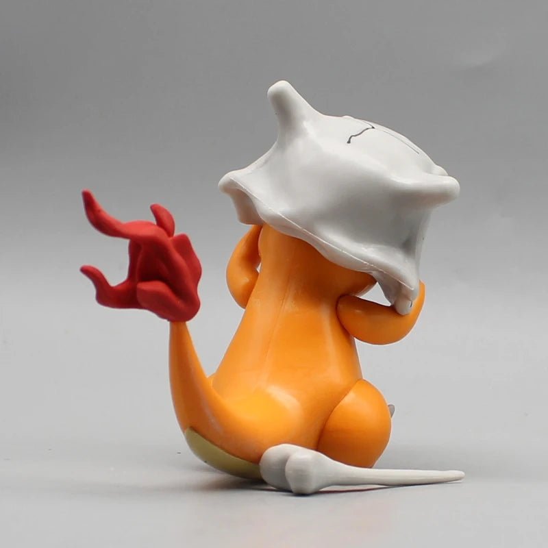 Charmander Wear A Cubone Helmet - Pokemon Figure Model