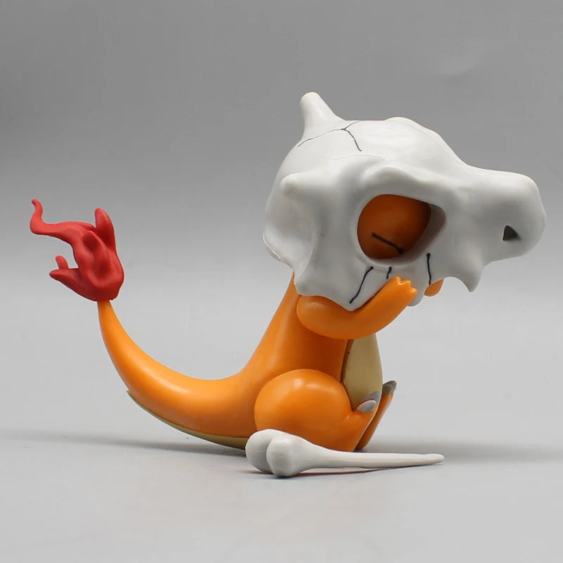 Charmander Wear A Cubone Helmet - Pokemon Figure Model