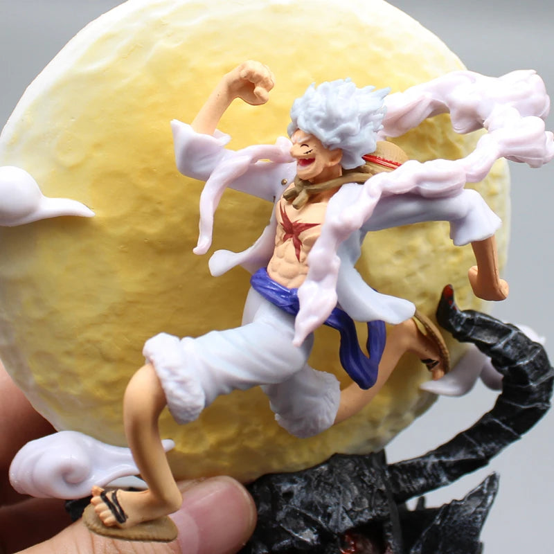 Gear 5 Luffy Action Figure/Moon Lamp - Unleash the Power of the Straw Hat Pirate