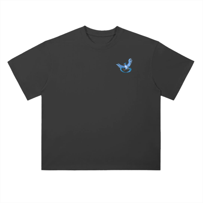 Articuno pixel art Pokemon T-Shirt with Backprint